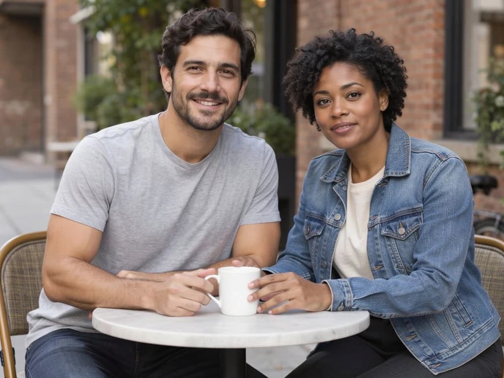 Pro output for Two people, one shared mug, trial 1