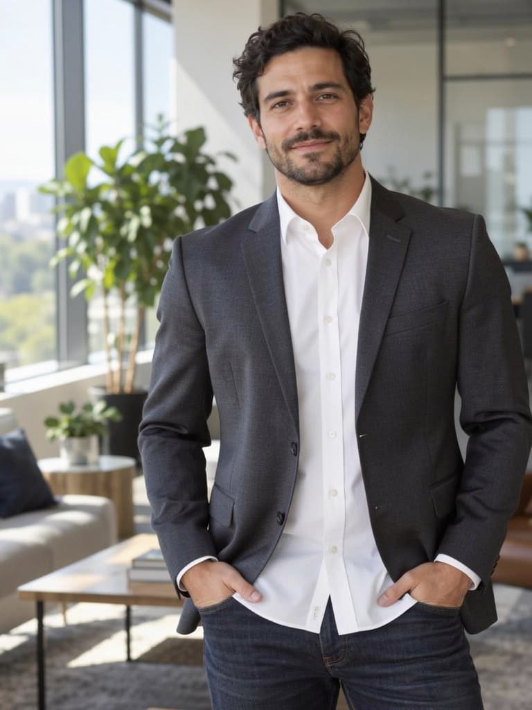 Build a business outfit: FLUX.2 Pro, run 1