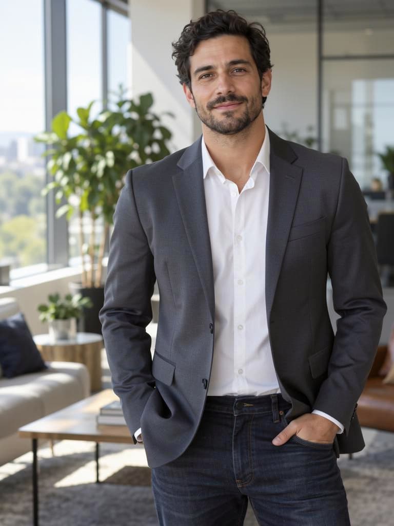 Build a business outfit: FLUX.2 Pro, run 2