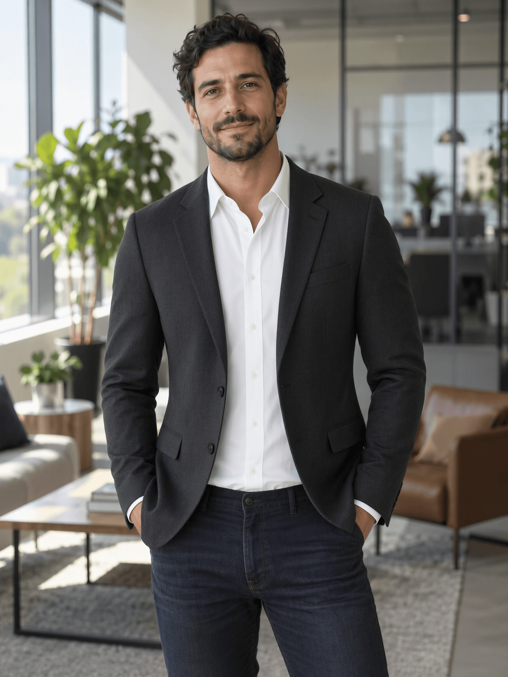 Build a business outfit: Qwen Image 2.1 Turbo, run 2