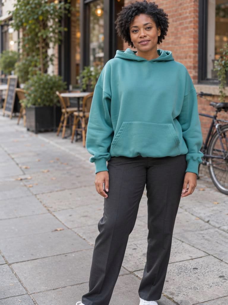 Replace a jacket outdoors: FLUX.2 Pro, run 2